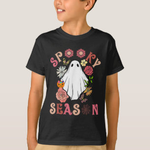 T-shirt Saison Éffrayante super mignonne Ghost Holding Cit