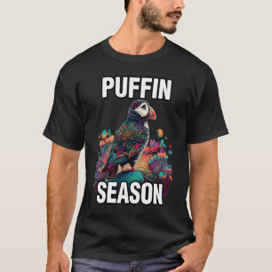 T-shirt Saison Puffin Pour Puffin Bird Watchers Atlantique