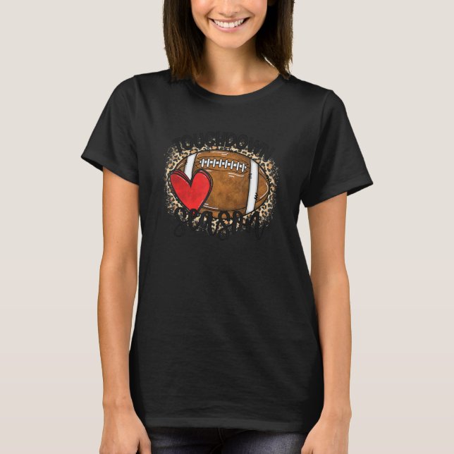 T-shirt Saison Touchdown Football Retour À L'École Pour Ga (Devant)