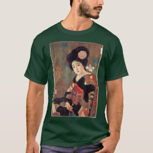 T-shirt Sakura Beer 1912 Japon Geisha Japonaise Femme Flow