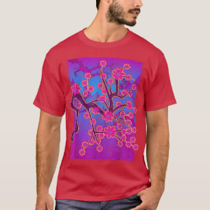 T-shirt Sakura Japon Fleur rose 90s Art Vaporwave Cherry