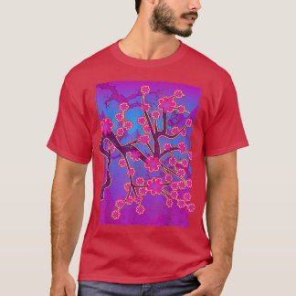 T-shirt Sakura Japon Fleur rose 90s Art Vaporwave Cherry