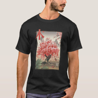 T-shirt Sakura japonais traditionnel Cerisier Arbre