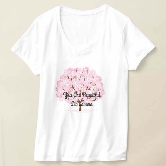 T-shirt Sakura Tree en pleine floraison - Elégant design d (Poser)