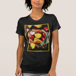 T-shirt "Salade de légumes maison" Photo mignonne. Command