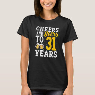 T-shirt Salades et bières à 31 ans Bière Boire 31 an