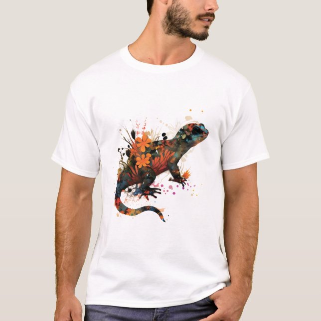 T-shirt Salamandre Au Feu. (Devant)