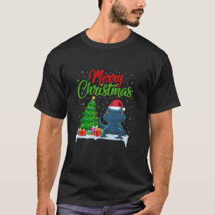 T-shirt Salamandre feux de sapin de Noël Drôle Noël Salama