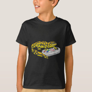 T-shirt Salamandre Jouer Jeu Vidéo Salamandres Gamers