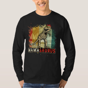 T-shirt Salé Mamasaurus Dinosaur Skeleton Retro Beach Mot