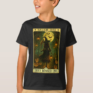 T-shirt Salem 1692 Halloween Sorcière Ils Ont Manqué Un Ta