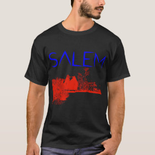 T-shirt Salem American History House of Seven Gables Black