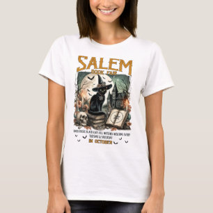 T-shirt Salem Book Fair Funny Bookish Halloween Rea Éffray