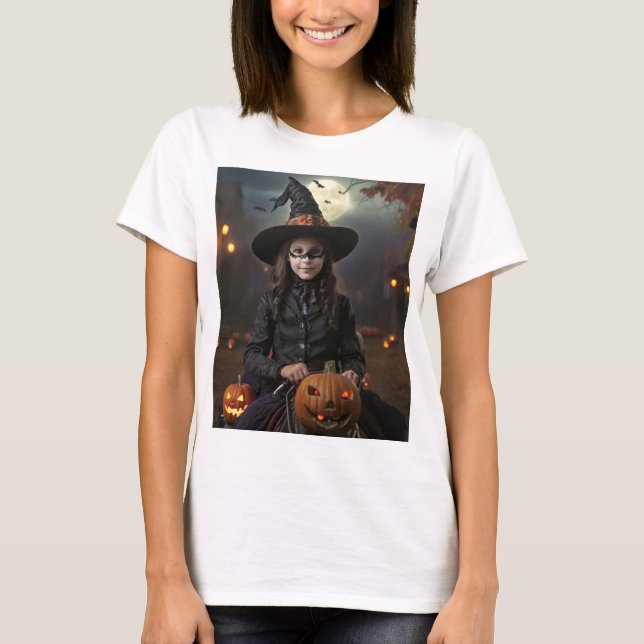 T-shirt Salem Riding Academy Halloween  (Devant)