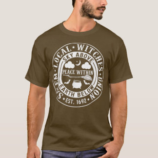 T-shirt Salem vintage 1692 Sorcière Amusante Halloween 293