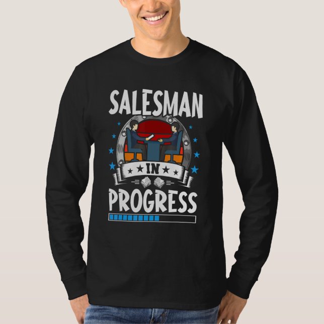 T-shirt Salesman In Progress Trainee Student (Devant)