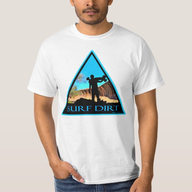 T-shirt saleté de surf (Devant)
