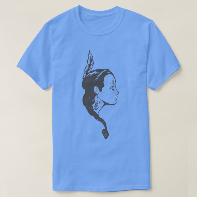 T-shirt Salish de la côte amérindienne (7) (Design devant)