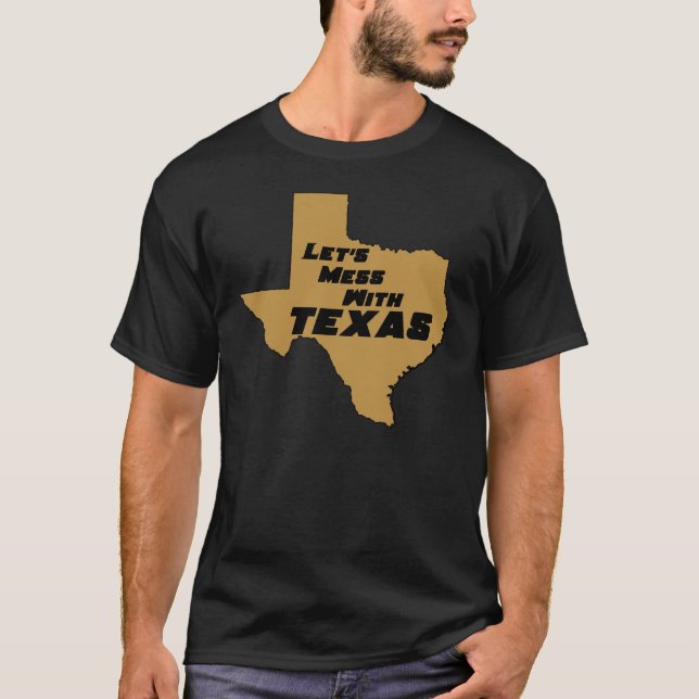 T-shirt Salissons avec le brun du Texas (Devant)