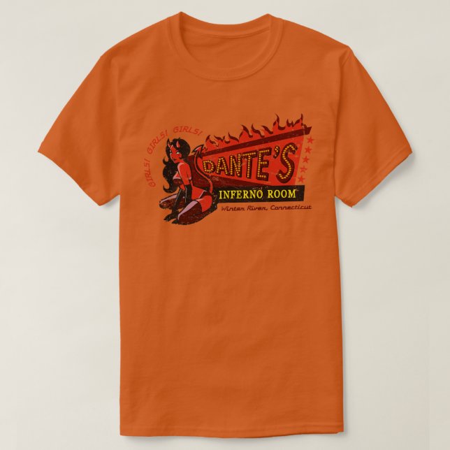 T-shirt Salle Dantes Inferno (Design devant)