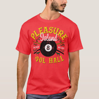 T-shirt Salle de billard de l'île Pleasure