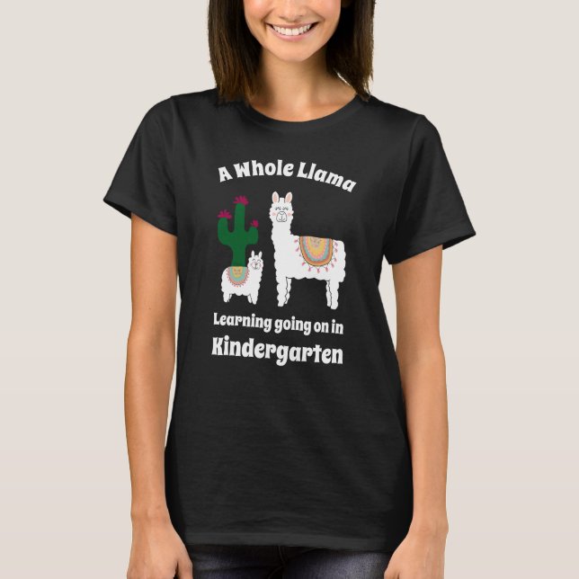 T-shirt Salle de classe de maître d'école de jardin (Devant)