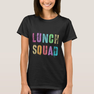 T-shirt Salle De Déjeuner Retour À L'École Service Aliment