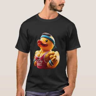 T-shirt Salle De Fitness Bro Rubber Duck Muscle Bodybuilde