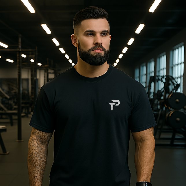 T-shirt Salle de fitness de l'entraîneur personnel Personn (FRONT SIDE)