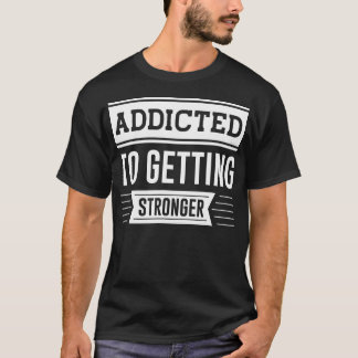 T-shirt Salle De Fitness Dédiée À Devenir Plus Forte M