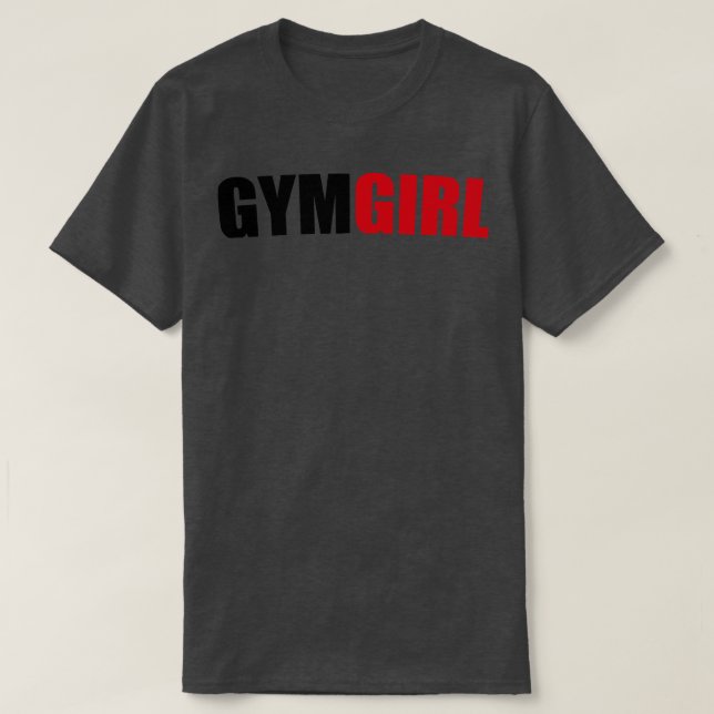 T-shirt Salle De Fitness Fitness Jeune Fille Bodybuilding  (Design devant)