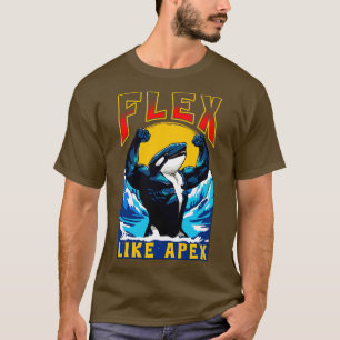 T-shirt Salle De Fitness Fitness Orca Pun Hommes Femmes Dr