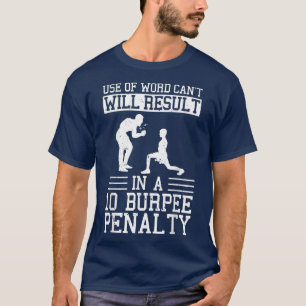 T-shirt Salle de gym Burpee Personal Trainer Outfit Person