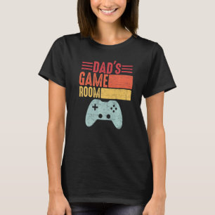 T-shirt Salle de jeu de papa citation en détresse vintage