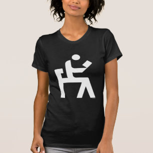 T-shirt Salle de lecture de bibliothèque