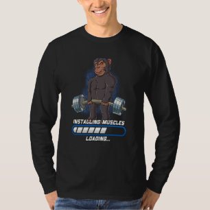 T-shirt Salle de sport Bodybuilding Installation Muscles