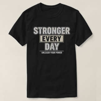 T-shirt Salle De Sport Plus Forte Tous Les Jours