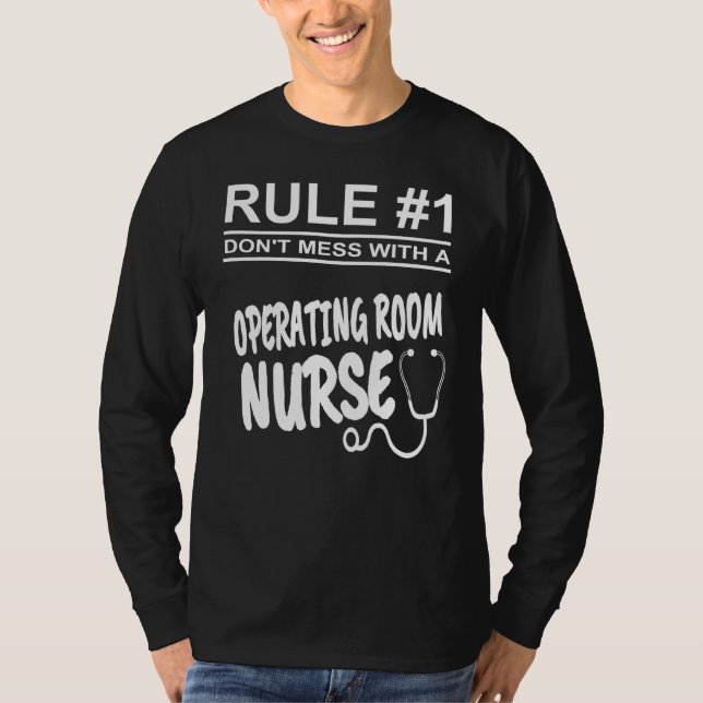 T-shirt Salle d'opération Infirmière Infirmière Infirmière (Devant)