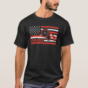 T-shirt Salle d'urgence de l'urgence American Nurse Hospit