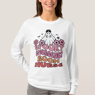 T-shirt Salle D'Urgence éffrayante Er Infirmière Femmes T-