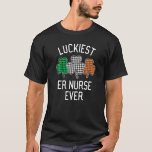 T-shirt Salle d'urgence la plus chanceuse Er Nurse Ever St