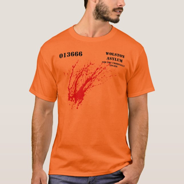 T-shirt SALLE sanglante de CCE13 PSYCH (Devant)