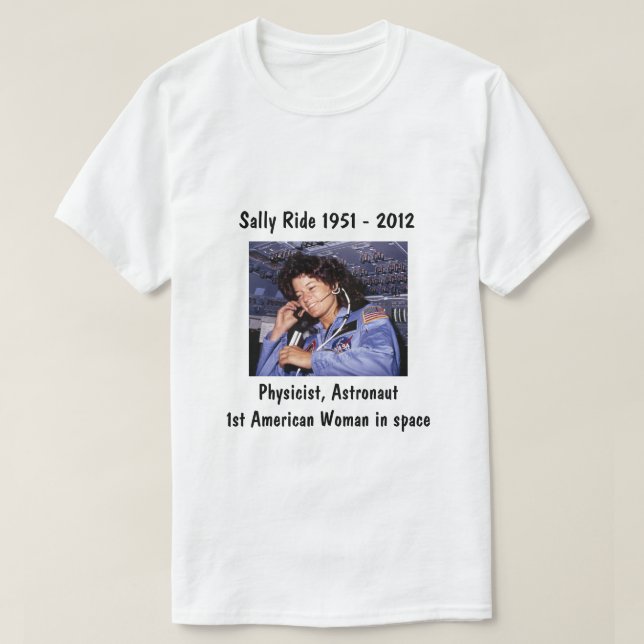T-shirt Sally Ride (Design devant)