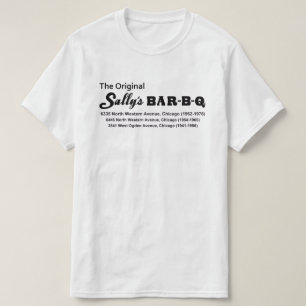 T-shirt Sally's Bar-B-Q Restaurant, Chicago, IL (1941-1976