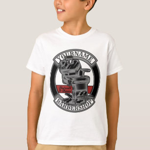 T-shirt Salon de coiffeur Retro Personnalisé 