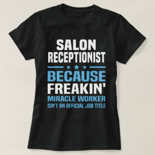 T-shirt Salon réceptionniste