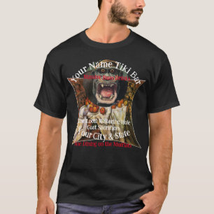 T-SHIRT SALON TRUMP TIKI BAR MAISON BLANCHE BL