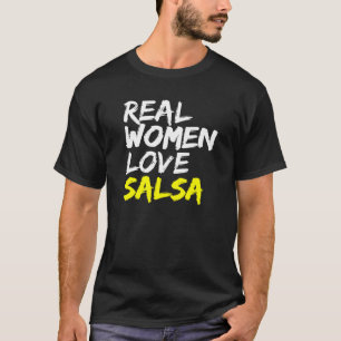 T-shirt Salsa Danseuse Partenaire Danser Femmes Aimer Sals