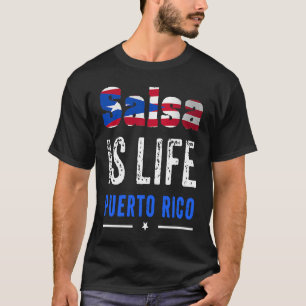 T-shirt Salsa de Porto Rico Danse Salsa Salsa Est La Vie