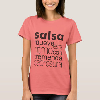 T-shirt Salsa Mueve este ritmo con tremenda sabrosura